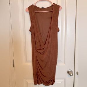 DAHLIA Ruched Mini Dress-Brown XL
Fashion Nova